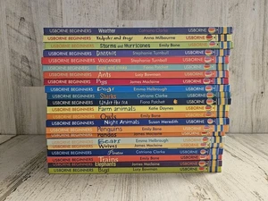 USBORNE Beginners Learning Books Lot Of 22 HC Books! GREAT CONDITION Home School - Picture 1 of 8