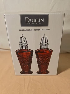 Godinger Dublin Collection Salz- und Pfefferstreuer aus geschliffenem Kristall siehe Beschreibung - Bild 1 von 2