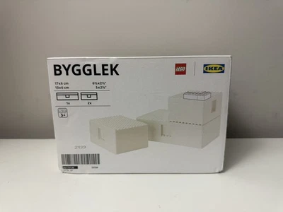 LEGO IKEA BYGGLEK Storage Box Set 2139 NEW SEALED Collaboration Organizer Bricks - Image 1 of 4