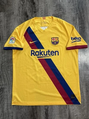Camiseta masculina Leo Messi FC Barcelona Nike 2019/20 Away XL AJ5531-728 - Imagem 1 de 4