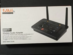 1Mii B03Pro+ Bluetooth 5.3 Audio Transmitter Receiver LDAC for TV Home Stereo - Afbeelding 1 van 3