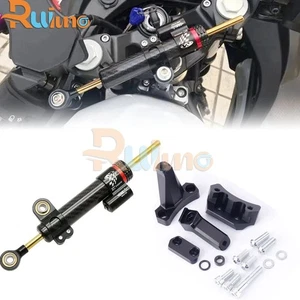 For Kawasaki Ninja 400 2018-2022 Motorcycle Steering Stabilizer Damper Stand Kit - Picture 1 of 7