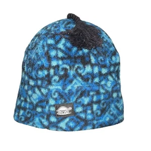 Turtle Fur Beanie Cap Hat Unisex Tassel Skull Nordic Aztec Ski Blue Travel OS - Picture 1 of 11