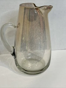 RARE DOROTHY THORPE GOLD FLECK WATER PITCHER - Picture 1 of 5
