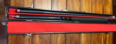 Casemaster Striker GLD Products blue/ black 20 oz cue stick pool stick in case - Image 1 of 4