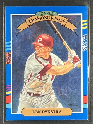 Len Dykstra #7 1991 Donruss - Diamond Kings Philadelphia Phillies - Image 1 of 2