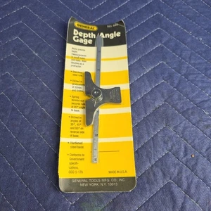 NOS Vintage USA Made General Hardware Co DISPONDITÀ E ANGOLO MISURATORE - n. 444 - Sigillato - Foto 1 di 2