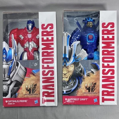 2013 Transformers Optimus Prime And Drift Age of Extinction 12" Hasbro NRFP - Image 1 of 4