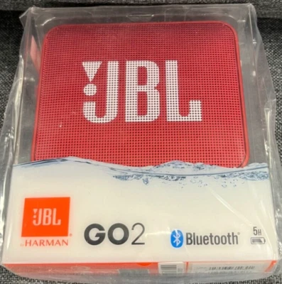 JBL Harman Go2 Portable Bluetooth Speaker Red Color Brand-New - Image 1 of 4