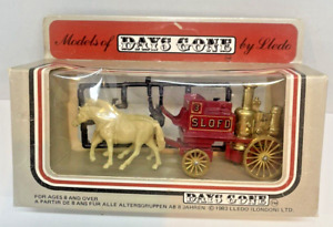 Custom Color Comp Lledo San Luis Obispo Fire Horse Drawn wagon (maroon) Rare