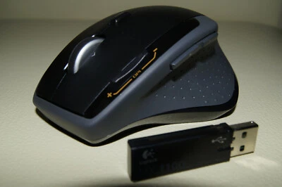 Logitech MX1100 Laser Maus schnurlos anthrazit NEU - Bild 1 von 4