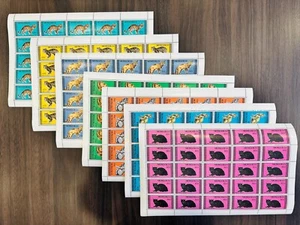 Sello antiguo de Mongolia MNH hoja completa: gato - Imagen 1 de 1