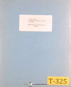 Tree 2UV, 2UVR 2VG, Accessories Attachments, Operations and Parts Manual 1956 - Picture 1 of 3