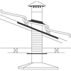 Abey 200mm Tiled Roof Rangehood Flue/Vent Kit RHVT8 - Picture 1 of 1