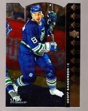1994-95 Upper Deck SP Inserts Die Cuts #34 Geoff Sanderson