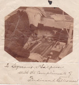 Astronomo FERDINAND ELLERMAN - RITRATTO RIVISTA INCISO E FIRMATO c.1930 - Foto 1 di 1