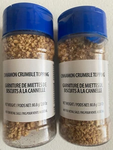 2 Starbucks Unreleased Cinnamon Crumble Topping Sealed 2.8oz - Picture 1 of 4