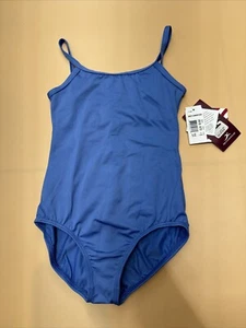 Motionwear Dance, Ballet, Gymnastics Strap Leotard Child Large 12-14 Blue NEW - Picture 1 of 12