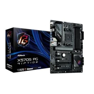 ASRock X570S PG RIPTIDE AM4 AMD X570 SATA 6Gb/s ATX AMD DDR4 Motherboard Japan - Picture 1 of 9