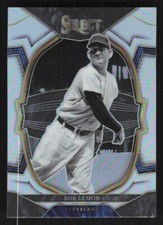 2023 Panini Select #84 Bob Lemon Concourse Silver Prizm