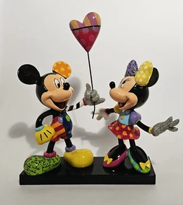 Enesco: Romero Britto - Disney Mickey and Minnie Figurine Limited Edition - Picture 1 of 5