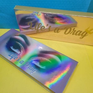 Lunar Beauty Life's a Drag Eyeshadow Palette BY MANNY MUA 14 Shades + Dual Brush - Picture 1 of 4