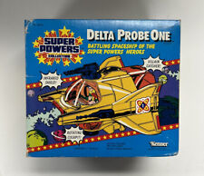 VTG 1985 Kenner Super Powers DELTA PROBE ONE Vehicle 100  Complete w  Box NEW