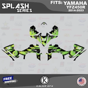 Graphics Kit for Yamaha YFZ450R (2014-2023) YFZ-450R Splash Series - Lime 16mil - Bild 1 von 6