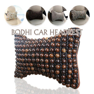 Car Massage Bone Pillow Seat Head Neck Rest Support Cushion Pad Headrest New