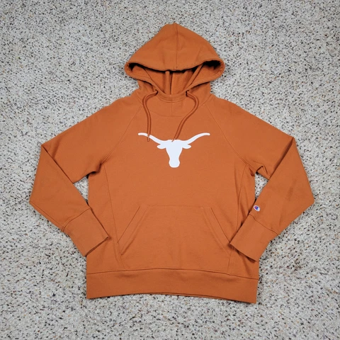 Texas Longhorns Sweatshirt Womens Medium Orange Hoodie Football College NCAA A3 Cover