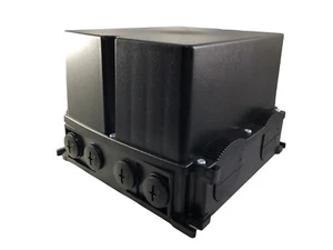 FIELDPOWER Electrical Enclosure Plastic Junction Box IP65 Weatherproof - Black - Picture 1 of 6