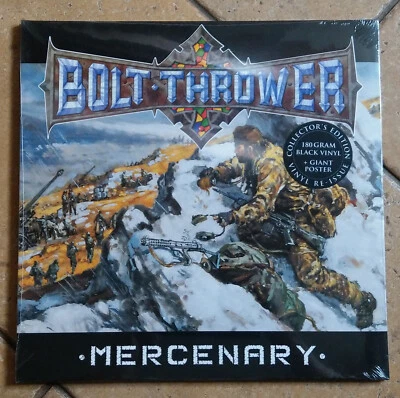 BOLT THROWER – Mercenary (180g Black Vinyl) Ltd. 500 copies - Image 1 of 2