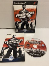 Freedom Fighters (Sony Playstation 2 PS2, 2003) Complete w/Manual