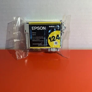 Original Epson gelb 124 Tintenpatrone DuraBrite Ultra Tinte, neu versiegelt ohne Karton - Bild 1 von 5