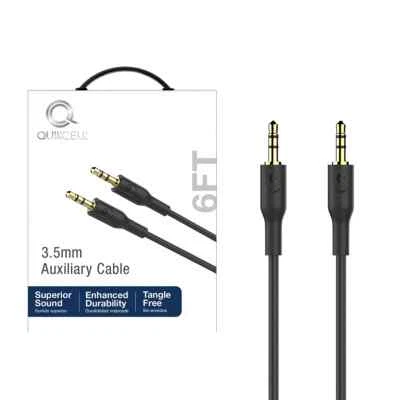 Auxiliary Cable 3.5mm 6FT Superior Soun, Enhamced Durability, Tangle Free - Image 1 of 2