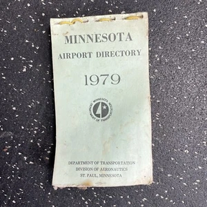 Vtg Minnesota Airport Directory 1979 MN Depart Of Transportation Aeronautics - Picture 1 of 2