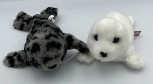 Wildlife Artists Douglas Seals Plüsch Lot White Seal & Spotted Harbor Seal - Bild 1 von 7