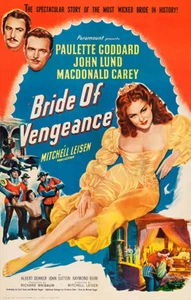 Bride Of Vengeance - 1949 - Poster - Foto 1 di 1