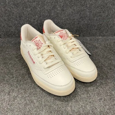 REEBOK Club C 85 Vintage Shoes Women's Size 9 Chalk White/Red - Image 1 of 4