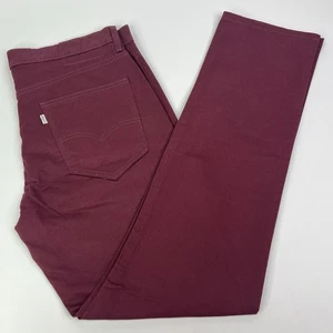 Levis Mens Pants Red/Maroon Size 36x34* Chino Standard Taper Cotton Blend - Picture 1 of 8