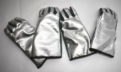 2 pares de guantes térmicos aluminizados Steelgrip ARLSC1390214F 14" ACK SC 13902-14F Foto 1 de 4