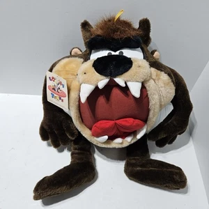 Vintage 90s Looney Tunes Taz Tasmanian Devil Plush 17" Ace Novelty Tag Stuffed - Picture 1 of 15