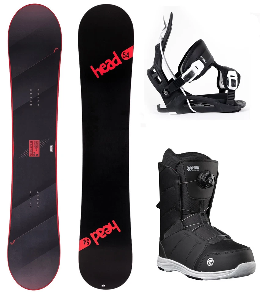 Botas de snowboard HEAD Flocka LFW 4D 154 para hombre + fijaciones FLOW + Flow TALLA 9 BOA NUEVAS Foto 1 de 1