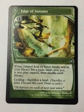 MISCUT/OFF-CENTER - Edge of Autumn MTG MISPRINT/ERROR Future Sight NM