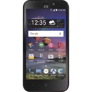 ZTE Z Five 2 - 8 GB - Black - Walmart Family Mobile - GSM NEW - Picture 1 of 3