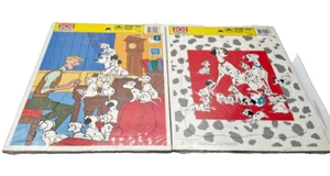 2 Vintage 101 Dalmations Disney Frame Tray Puzzle - Damage Packaging - Picture 1 of 15