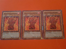 3 x Yu-Gi-Oh! Barrier Statue of the Inferno CDIP-EN020 1st Edition