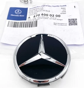 Mercedes Benz X-class Cover Wheel Hub Caps Black Silver x4 A4704000200 OEM & New - Picture 1 of 5