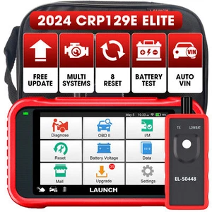 LAUNCH X431 CRP129E OBD2 Scanner Engine ABS SRS AT SAS EPB TPMS Diagnostic Tool - Picture 1 of 12