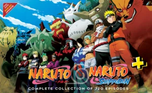 QANIME Dvd Naruto & Naruto Shippuden Complete Series (1-720End) English Dubbed - Foto 1 di 4